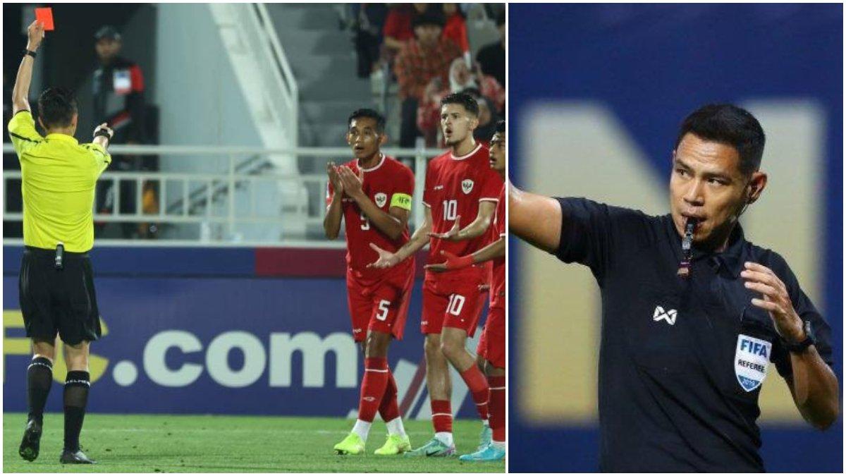 Jodoh tak ke mana, wasit asal Thailand Sivakorn Pu-udom bakal ambil bagian lagi di laga terakhir Timnas U23 Indonesia di Piala Asia U23 2024.