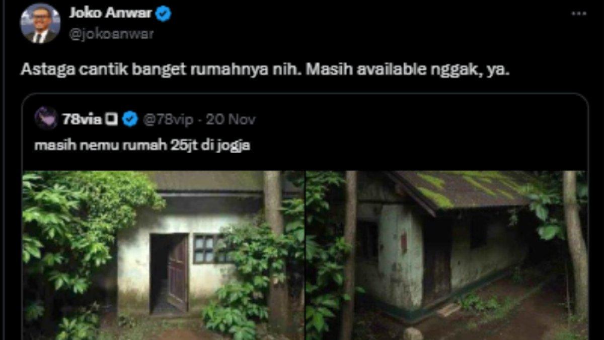 Joko Anwar tertarik beli rumah