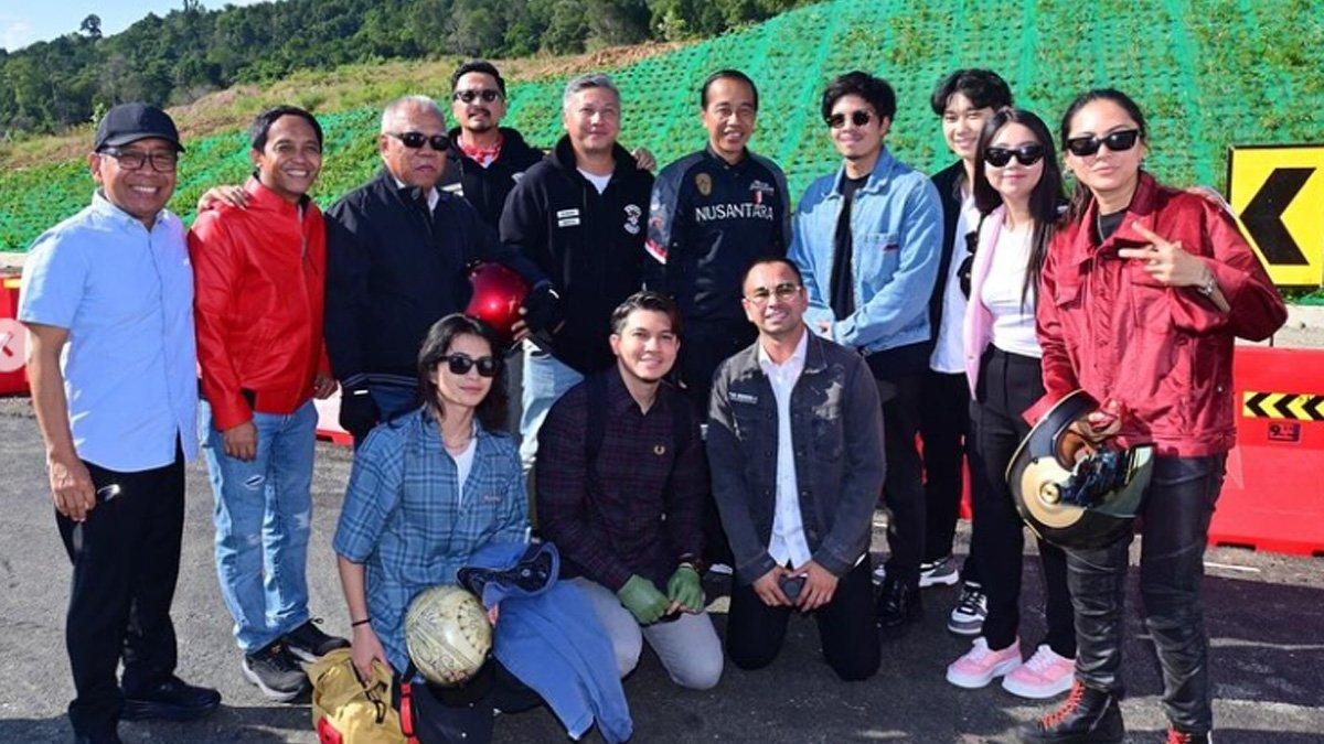Jokowi ajak Raffi AHmad hingga Atta Halilintar motoran di IKN