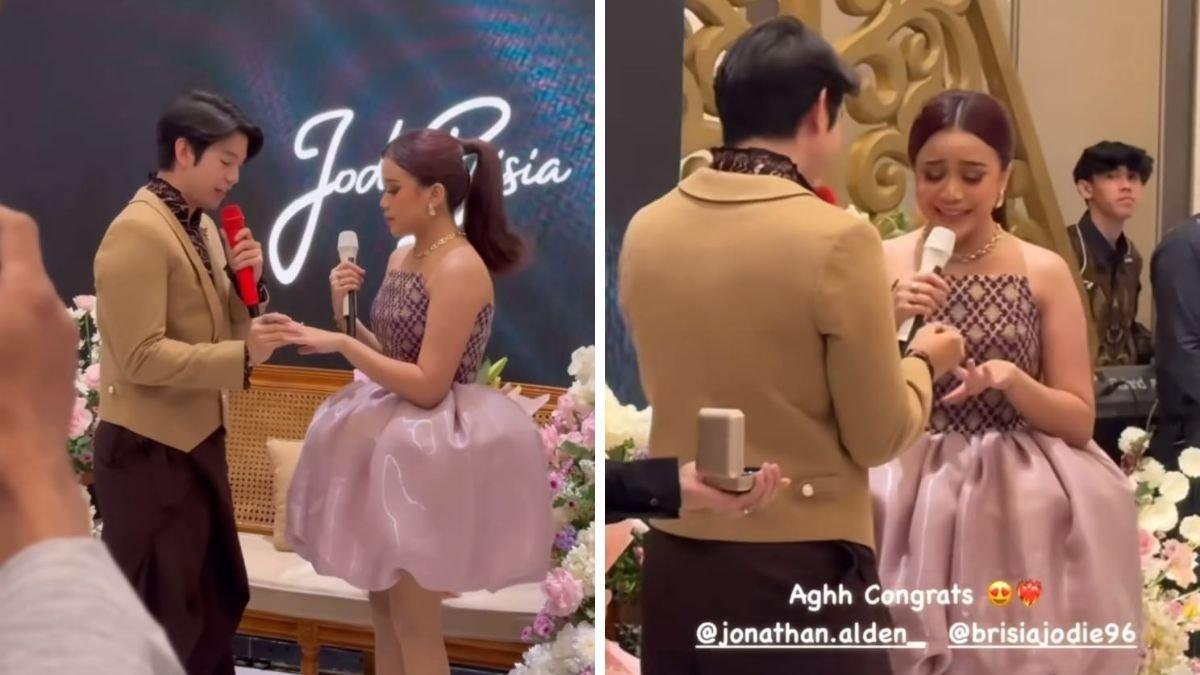 Jonathan Alden melamar Brisia Jodie