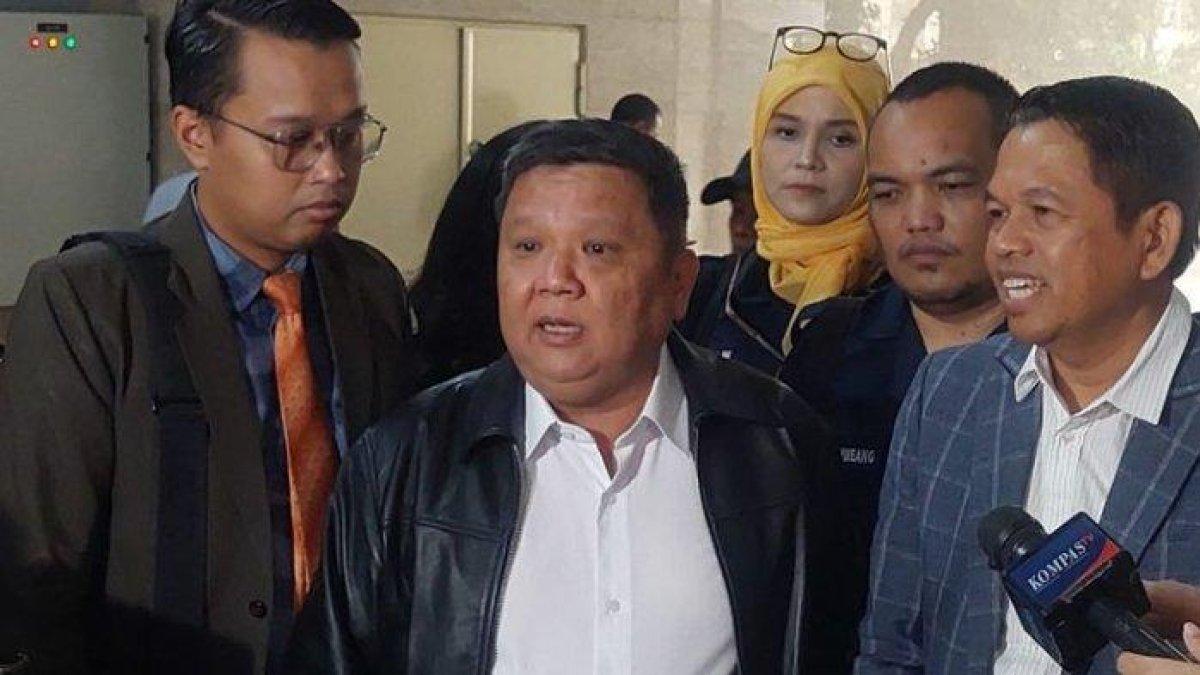 Jutek Bongso selaku kuasa hukum dan pendamping tujuh terpidana di kasus pembunuhan Vina dan Eki di Cirebon saat ditemui di Bareskrim, Mabes Polri, Jakarta, Rabu (10/7/2024)