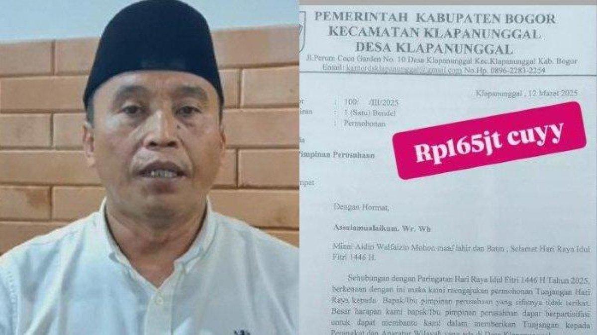 KADES HEBOH DI BOGOR - Sebelum heboh karena meminta THR sebesar Rp 165 Juta, rupanya Kades Klapanunggal Ade Endang Saripudin sempat heboh atas tuduhan menyunat bansos sebelumnya.