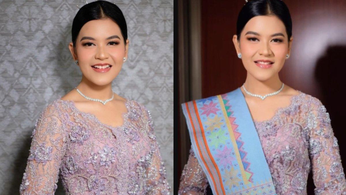 KAHIYANG AYU DI PELANTIKAN BOBBY,- Penampilan Kahiyang Ayu di momen pelantikan Bobby Nasution.
