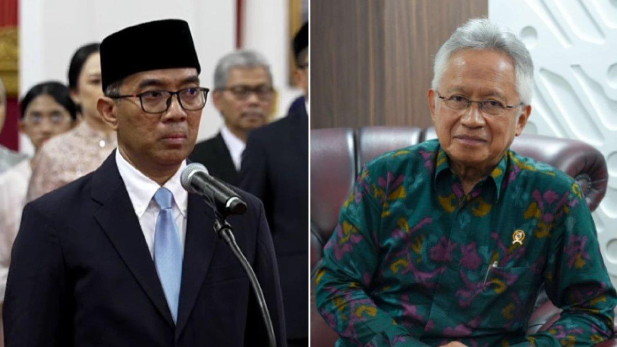 KEKAYAAN BRIAN YULIARTO - Mendikti Saintek Brian Yuliarto yang dilantik Presiden Prabowo Subianto di Istana Negara, Jakarta, Rabu (19/2/2025). Satryo Soemantri Brodjonegoro berpose setelah diwawancarai KOMPAS.com dalam program Ruang Jernih di Gedung Mendiktisaintek, Jakarta pada, Selasa (6/12/2024). Perbandingan kekayaan Brian Yuliarto Mendikti Saintek baru dengan Satryo Brodjonegoro.