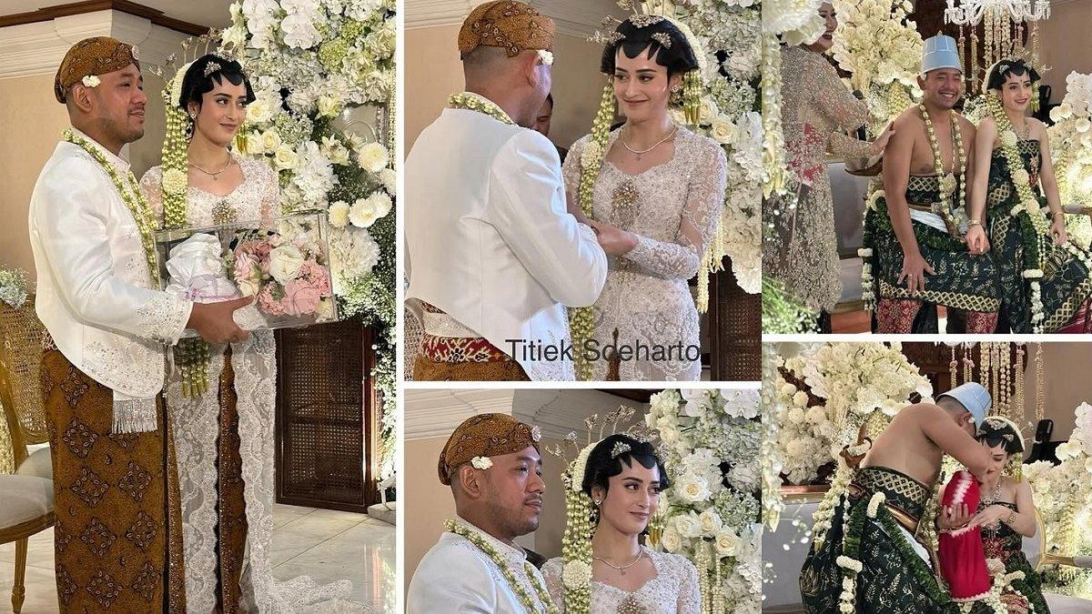 KELUARGA CENDANA MANTU - Potret pernikahan Haryo Putra anak Ari Sigit, foto diunggah Titiek Soeharto melalui Instagram @titieksoeharto pada Rabu (29/1/2025). Haryo Putra menikahi wanita bernama Andrea Scherer di Jakarta pada 25 Januari 2025