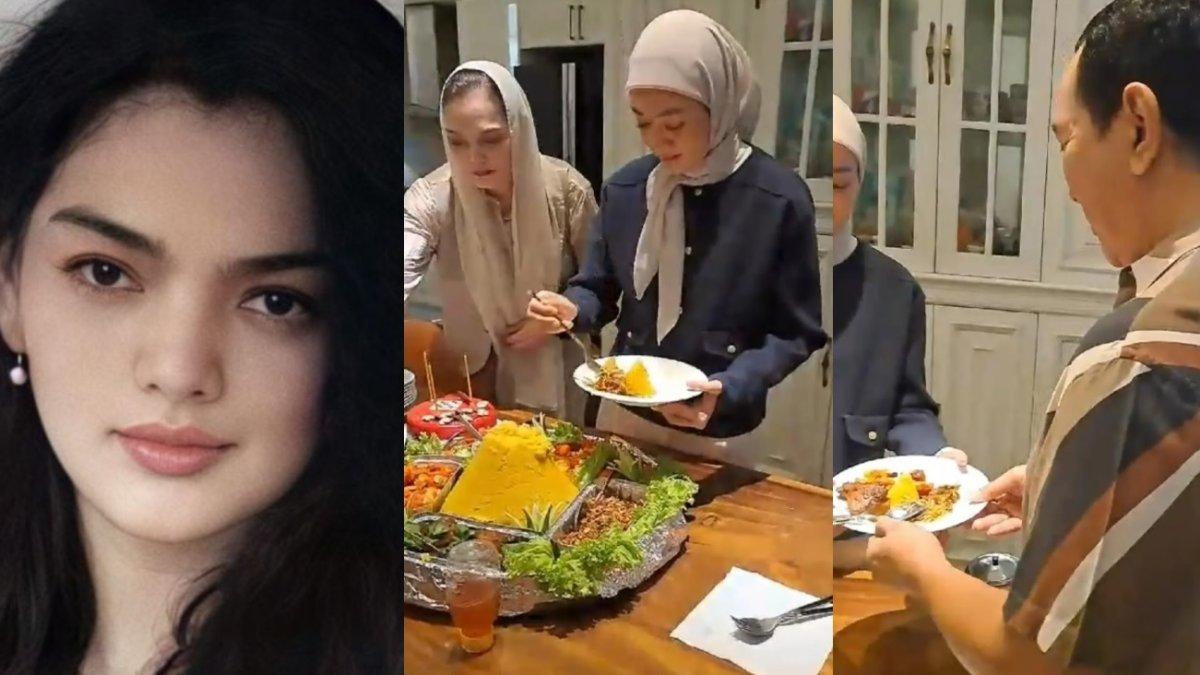 KELUARGA TOMMY SOEHARTO - (kiri) Potret lawas artis era 80-an Ida Iasha. (kanan) Momen perayaan ulang tahun Puteri Modiyanti pada Minggu (9/2/2025). Kehadiran artis Ida Iasha disorot, Sandy Harun sebut istri baru Tommy Soeharto