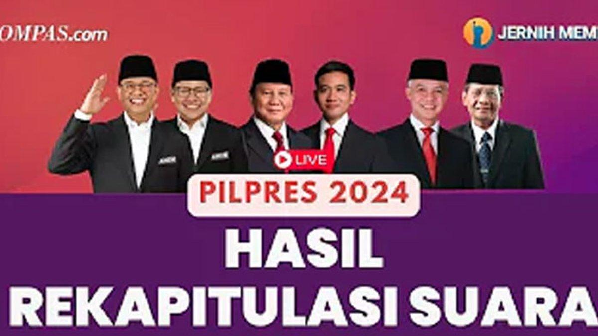 KPU sahkan rekapitulasi suara pemilu 2024 dari 34 provinsi