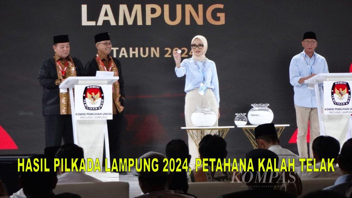 Daftar pemenang Pilkada 2024 di Lampung mulai dari tingkat provinsi, kota, kabupaten.