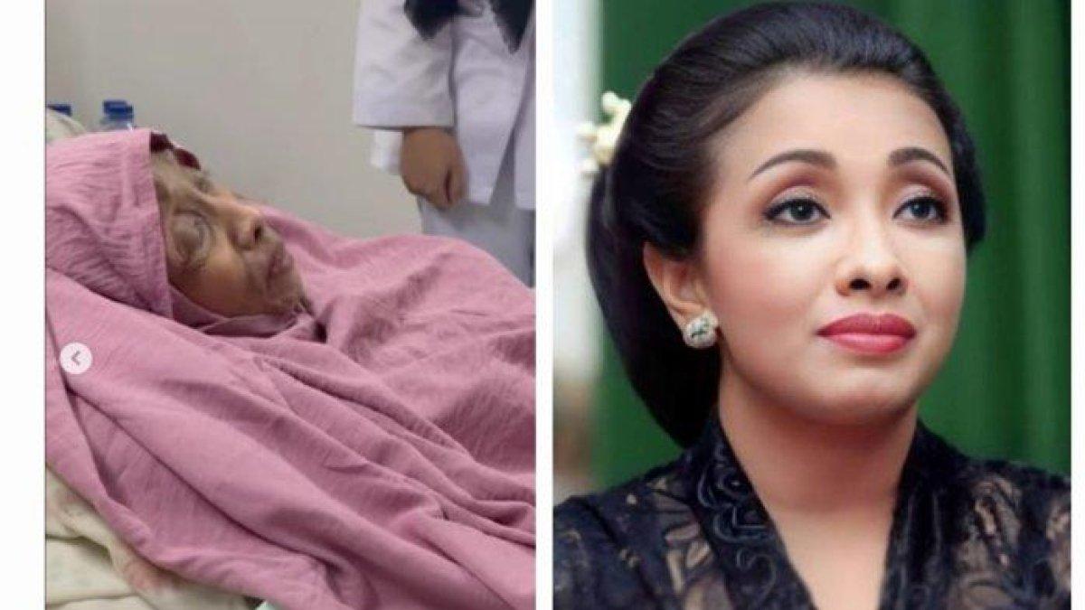 Anita Rachman terbaring sakit