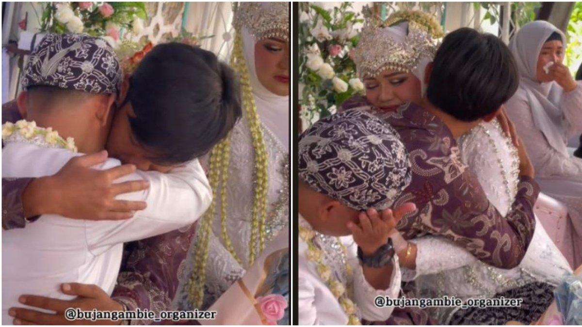 Kakak nangis saat peluk adik perempuannya nikah duluan
