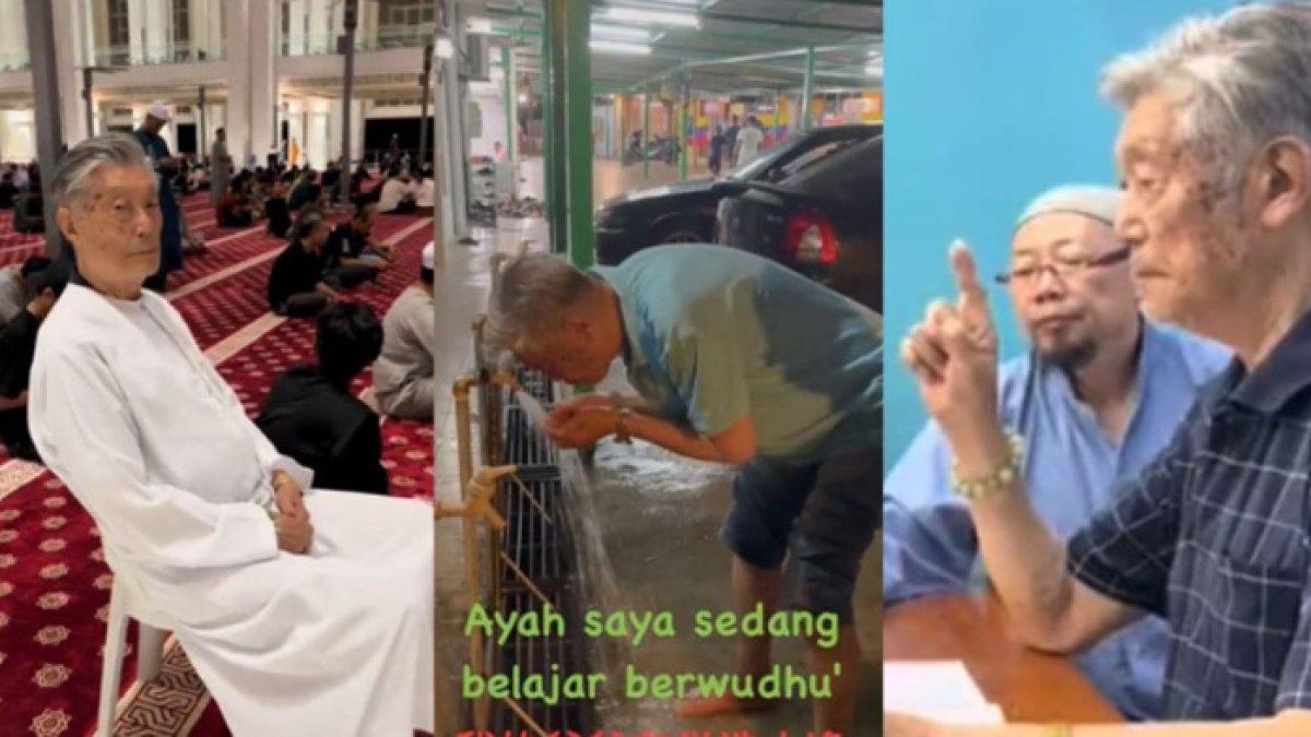 Kakek 89 tahun keturunan Tionghoa putuskan jadi mualaf ikuti jejak anak
