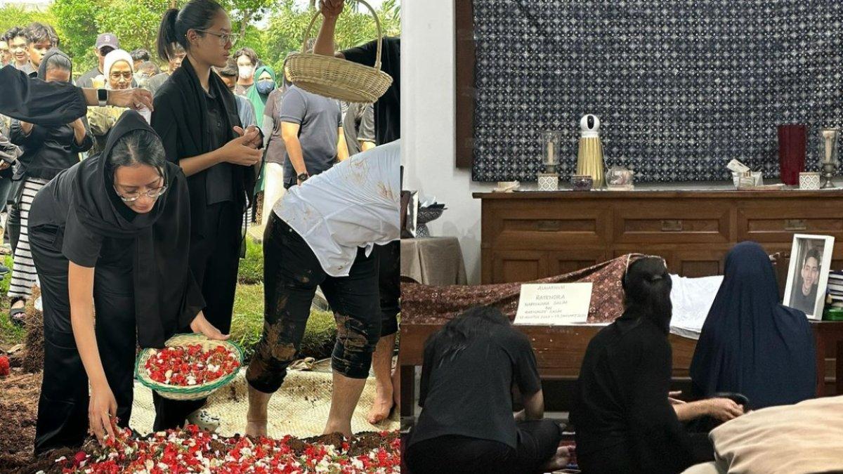 Kaneishia Yusuf mengantar kepergian mendiang kekasih
