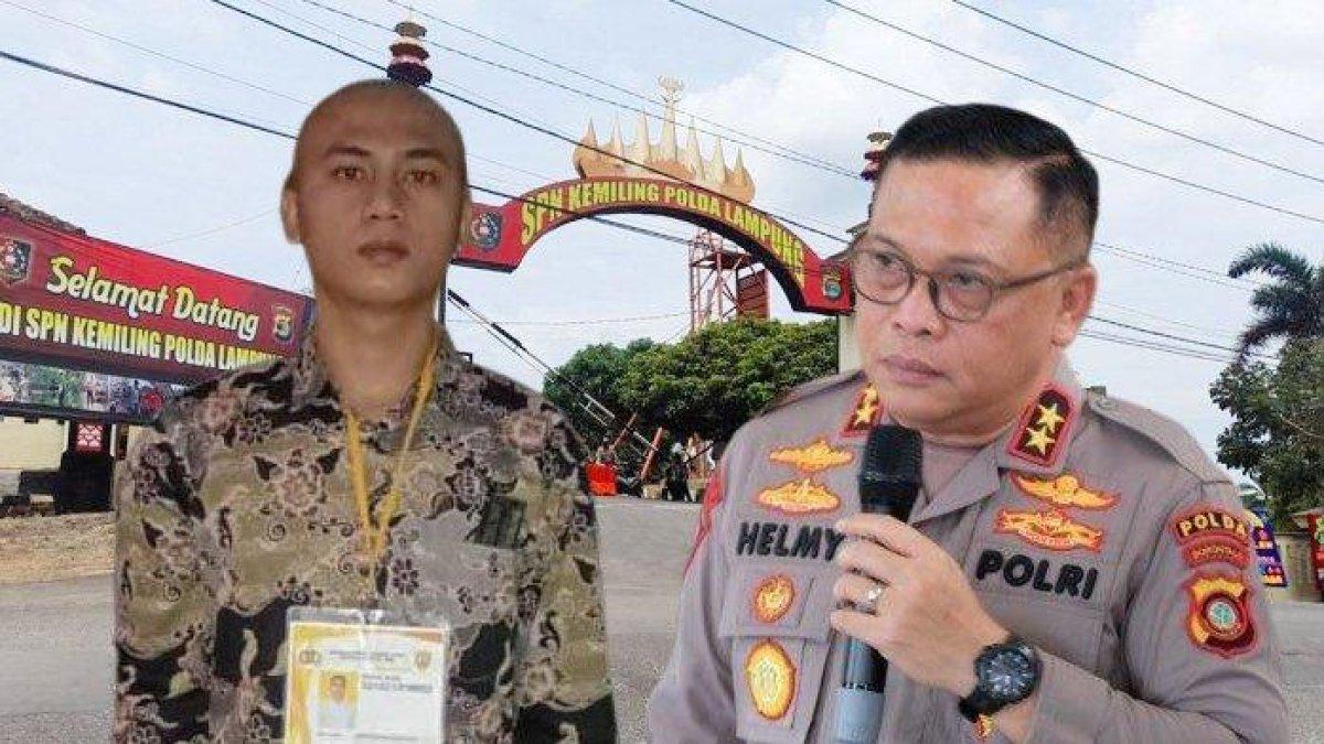 Kapolda Lampung Irjen Pol Helmy Santika membentuk tim khusus untuk mendalami kasus meninggalnya siswa SPN Polda Lampung Advent Pratama Telaumbanua