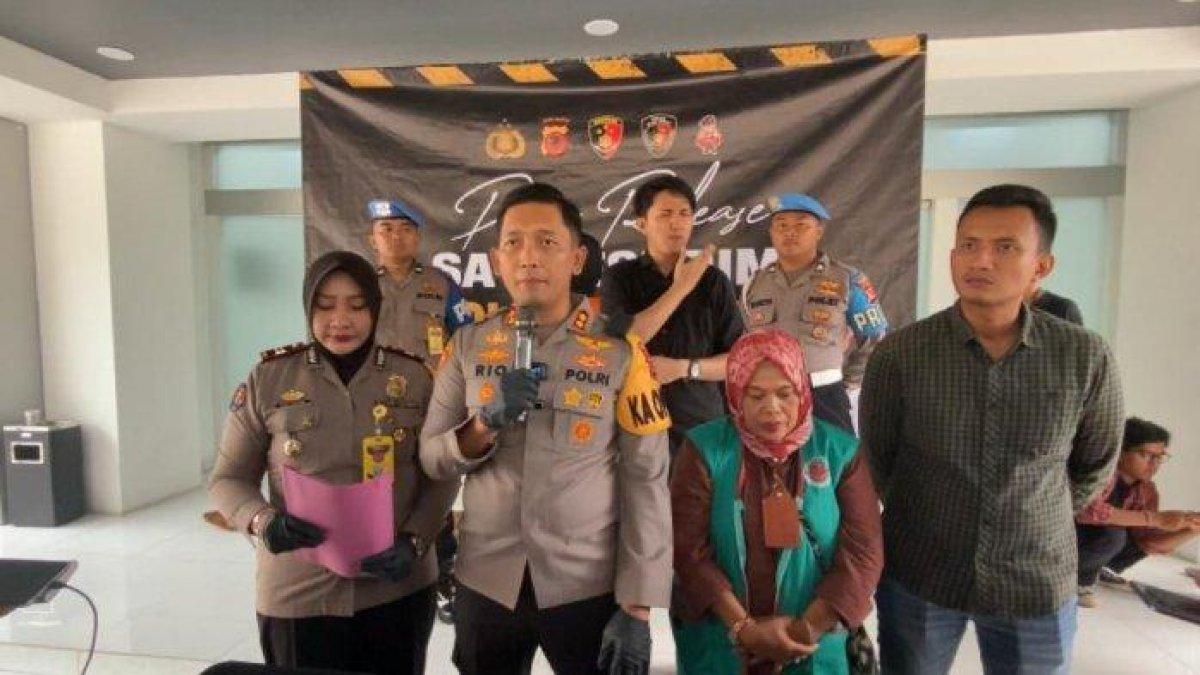Kapolres Bogor AKBP Rio Wahyu Anggoro ungkap KDRT dalam kasus dokter yang hilang, Jumat (17/11/2023).