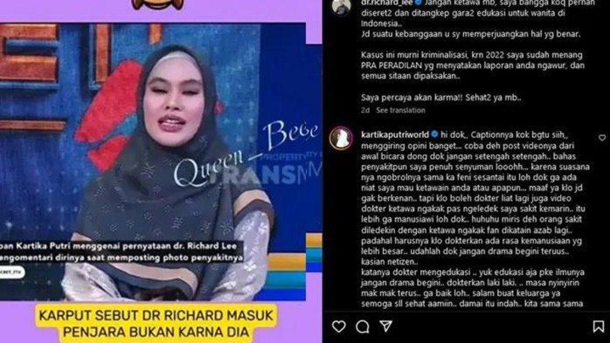 Kartika Putri geram videonya diunggah Dokter Richard Lee