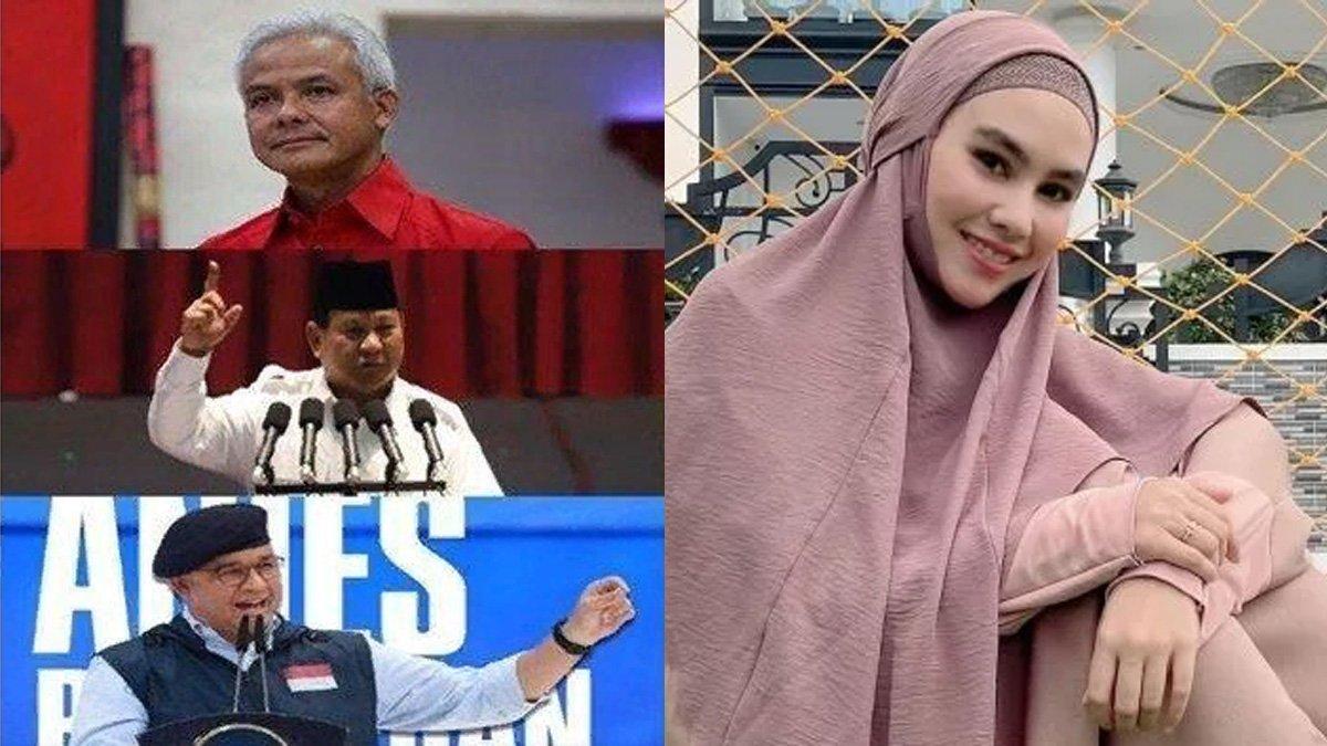 Kartika Putri tantang Anies Baswedan, Prabowo dan Ganjar Pranowo baca Al-Quran.