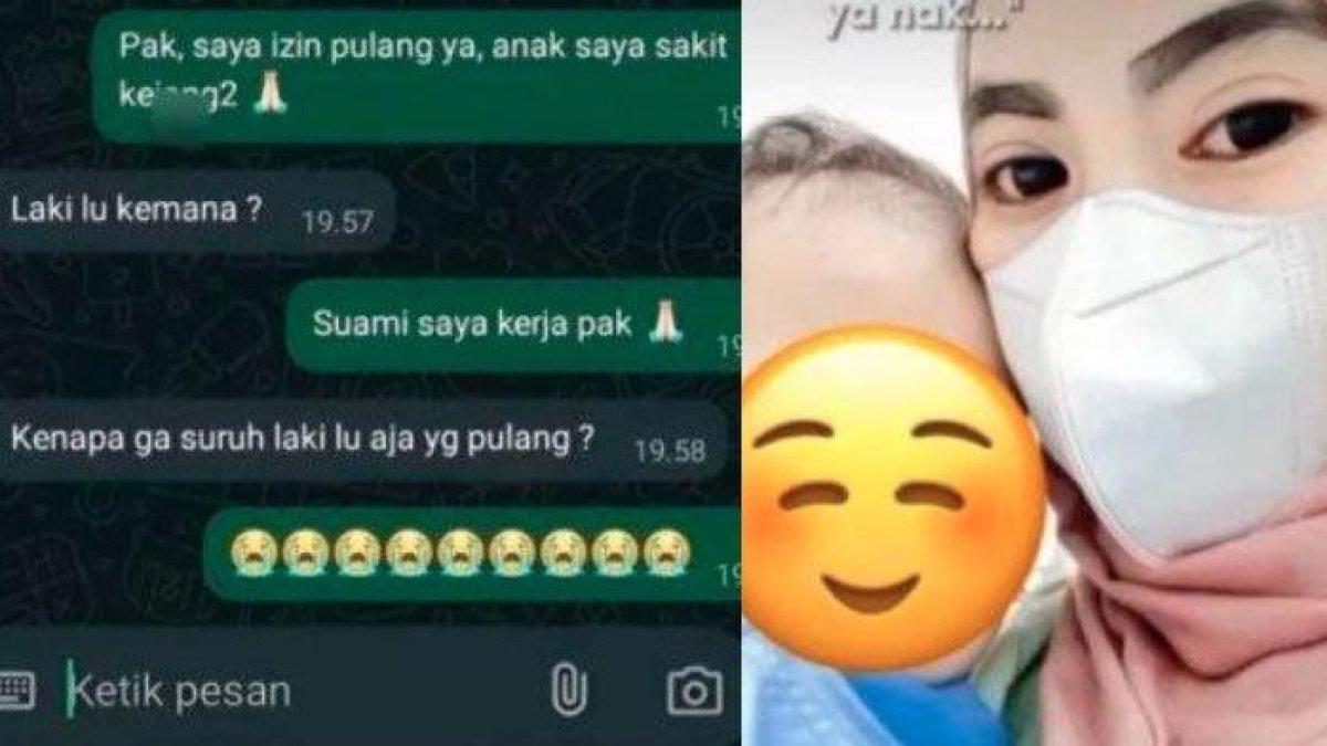 Karyawati tak diizinkan pulang atasan saat anak kejang hingga meninggal.