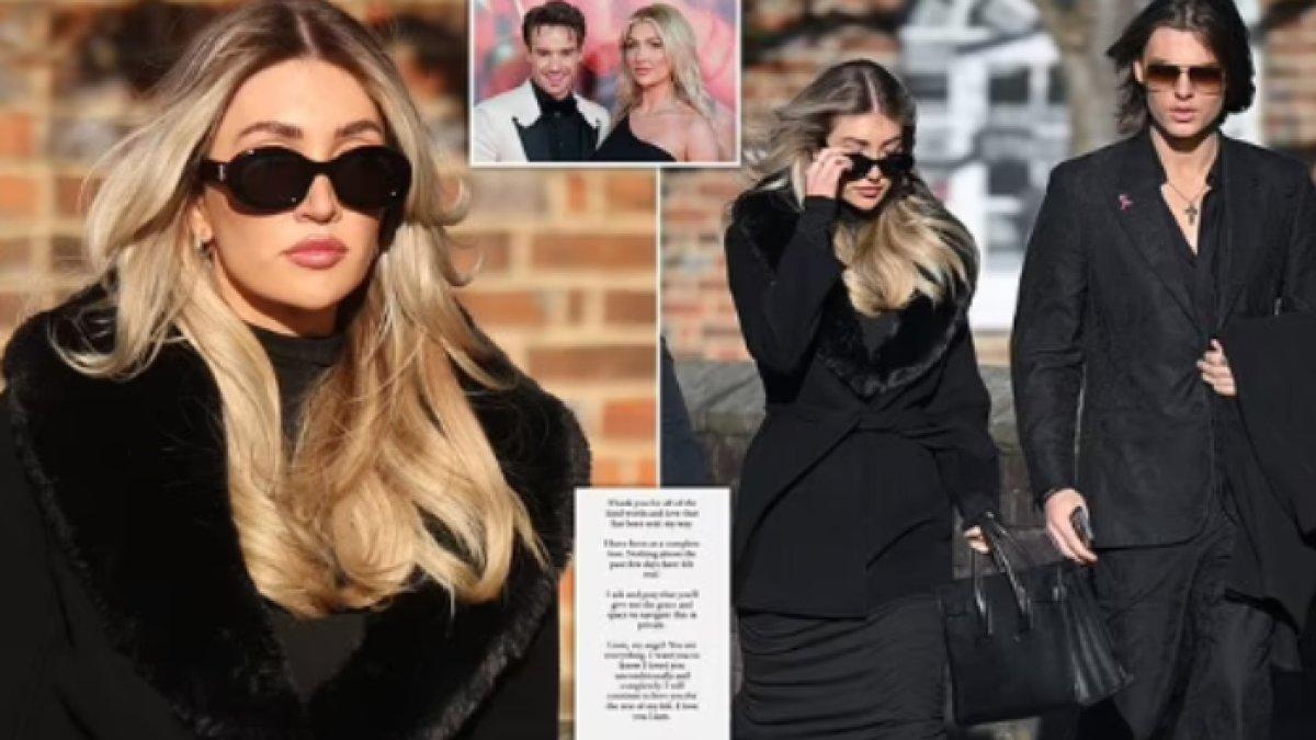 Kate Cassidy di pemakaman Liam Payne