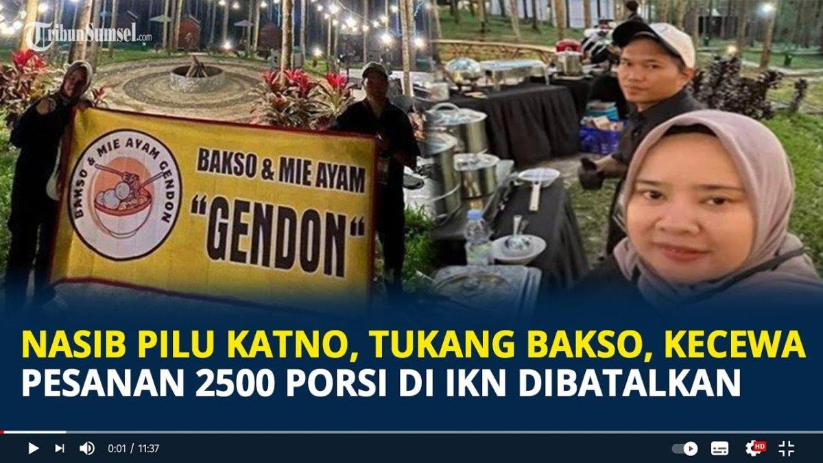Katno tukang bakso kecewa pesanan dari IKN dibatalkan