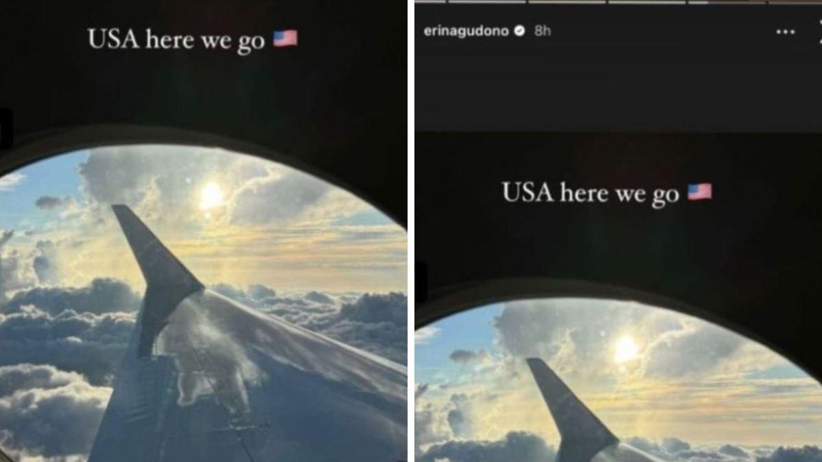 Ke California menggunakan private jet