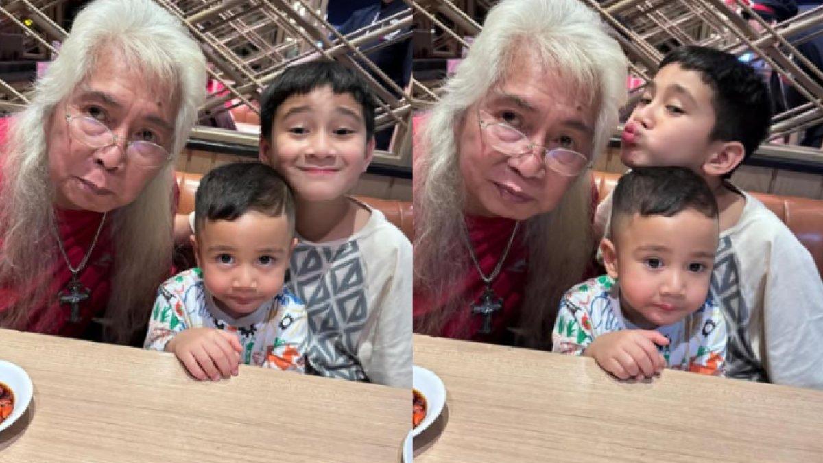 Keakraban Gideon Tengker bersama Rafathar dan Rayyanza