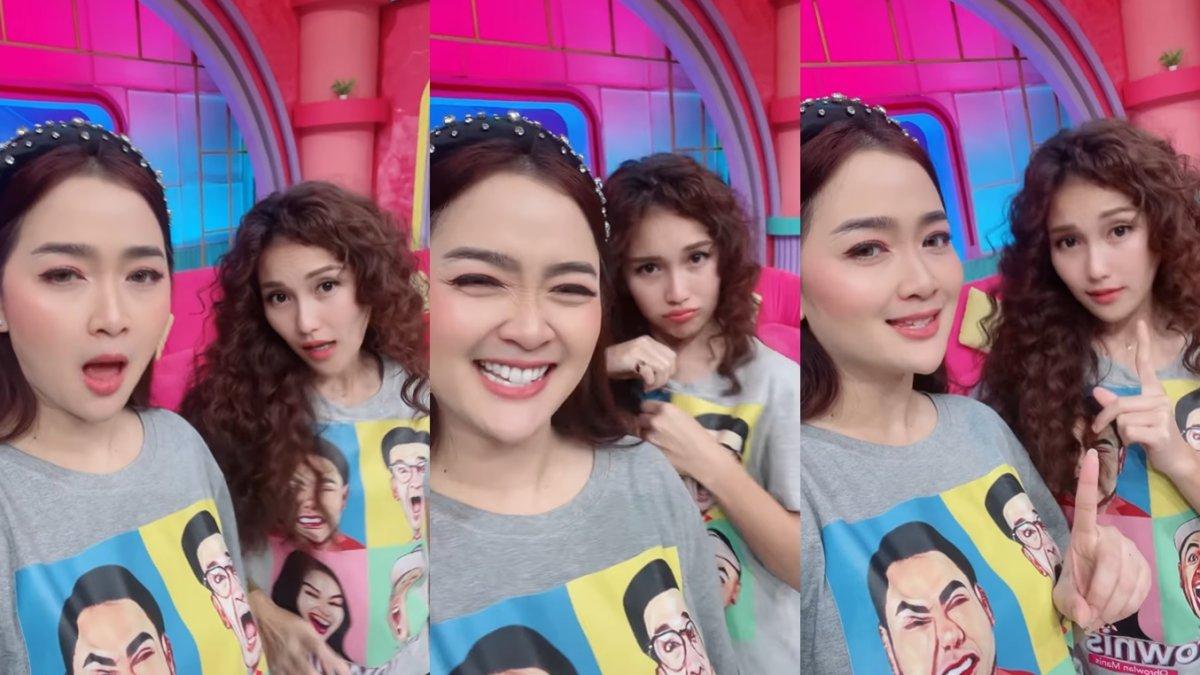 Keakraban Vega Darwanti dan Ayu Ting Ting