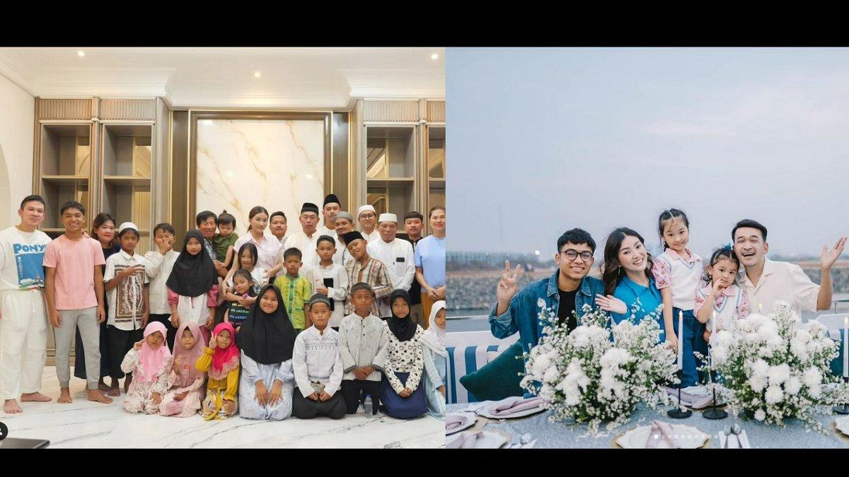 Kebersamaan antara Sarwendah dengan Jordi Onsu dan Ruben Onsu