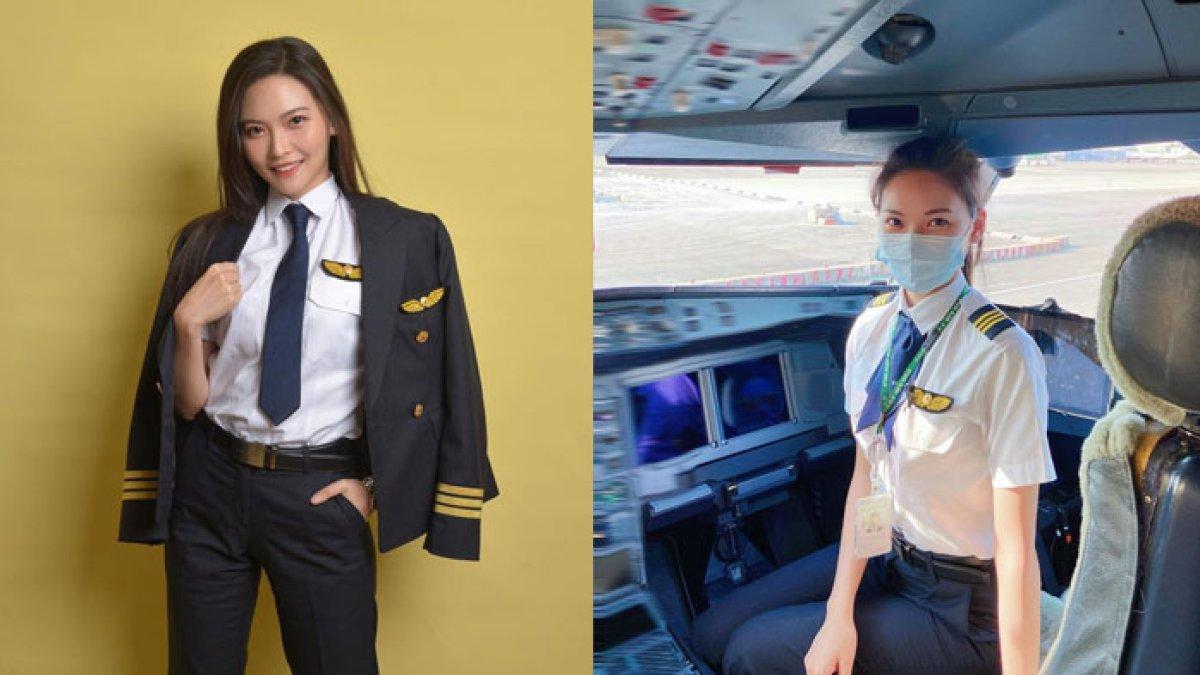 Kecantikannya tak luntur, mantan anggota girlband AKB48 Wang Sing sekarang jadi pilot yang berprestasi