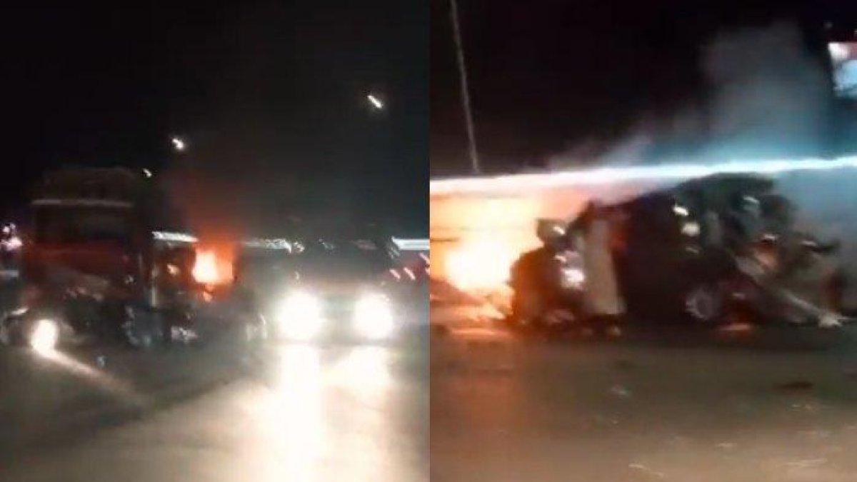 Kecelakaan maut terjadi di exit Tol Bawen, Semarang, Jawa Tengah, Sabtu (23/9/2023)