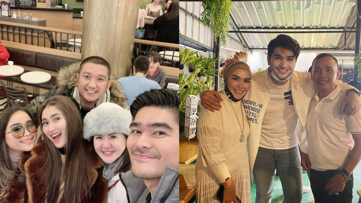 Kedekatan Brata dengan Ayu Ting Ting dan keluarganya