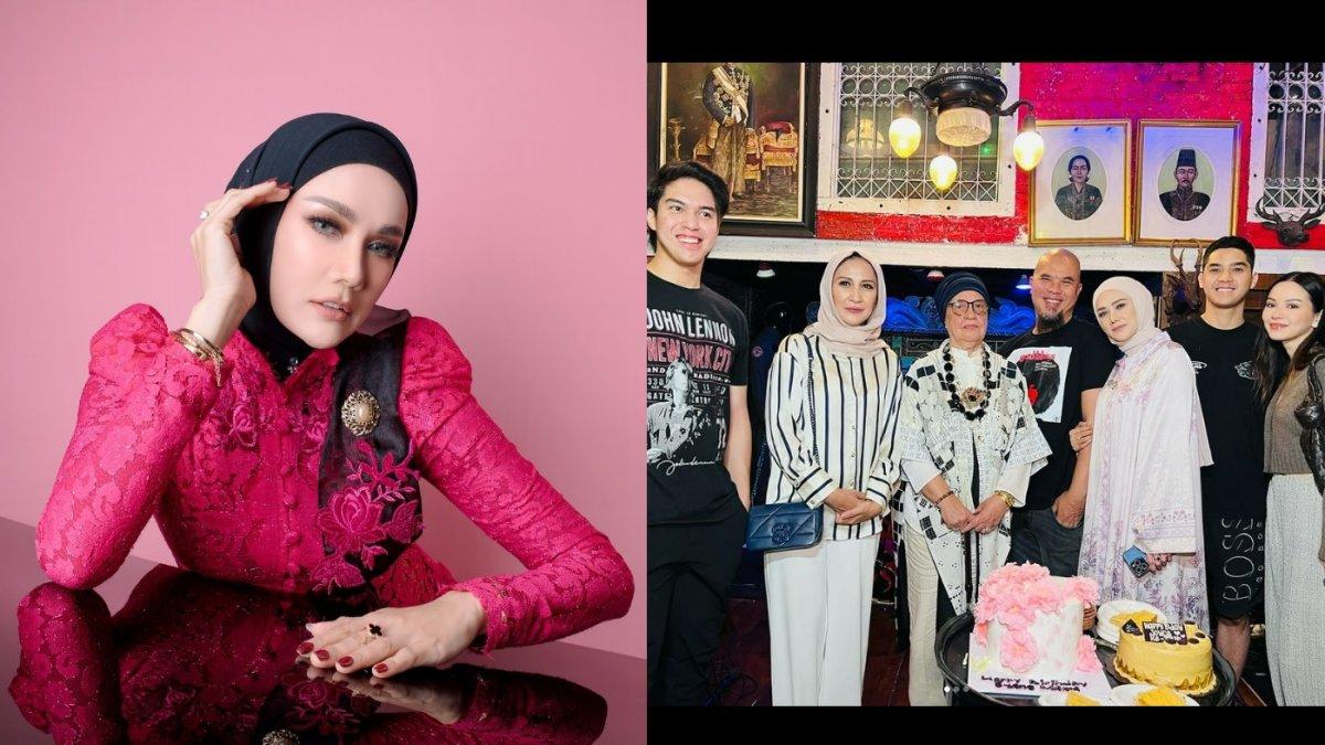 Kedekatan Mulan Jameela dan ibu mertua
