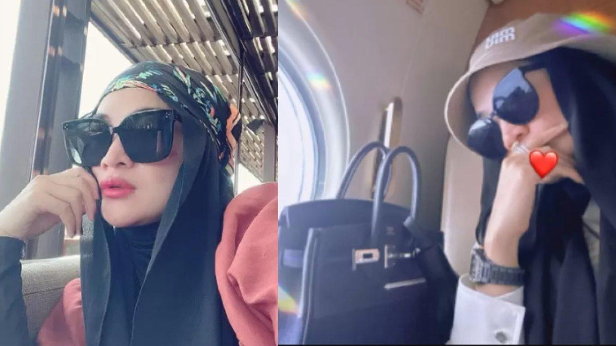 Kehidupan mewah Nursam Jhonlin, istri Haji Isam yang pergi ke Bangkok, untuk membeli boneka Labubu.