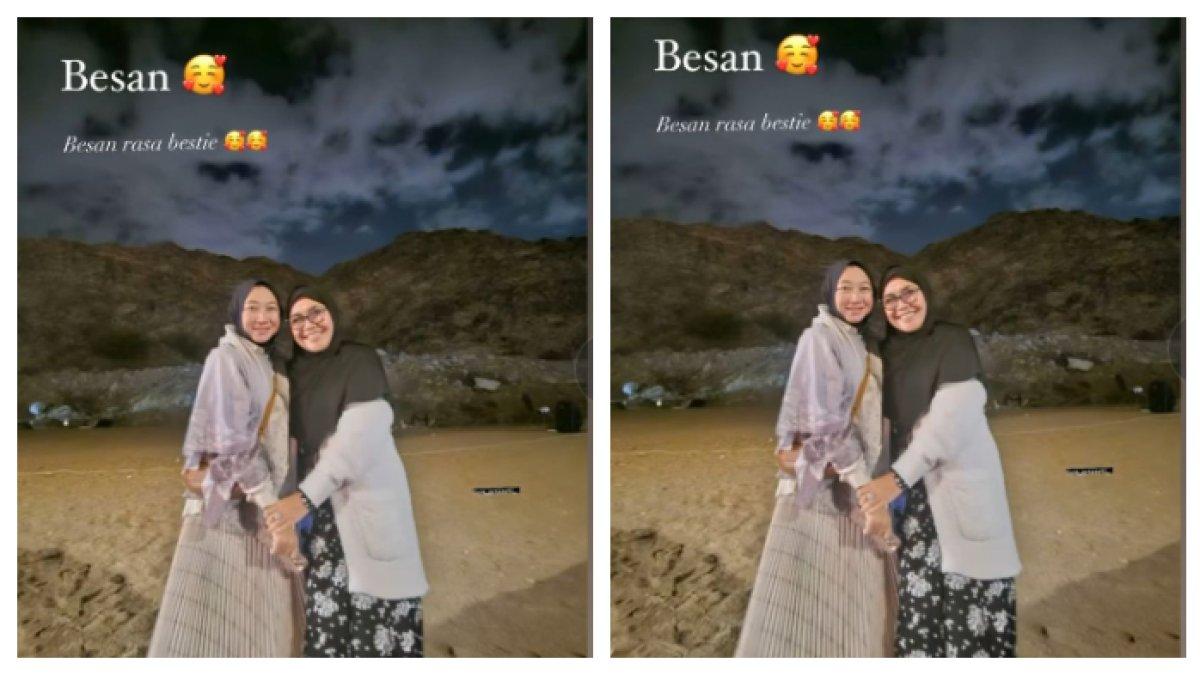 Kekompakan ibu Lettu Fardhana dengan calon besan Umi Kalsum
