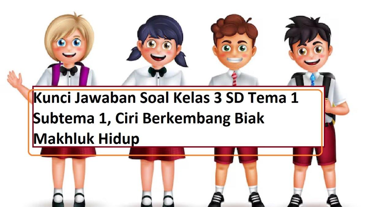Asah Kemampuanmu! Latihan Soal Kelas 3 SD Tema 1 Subtema 1-2 untuk Pemahaman Mendalam