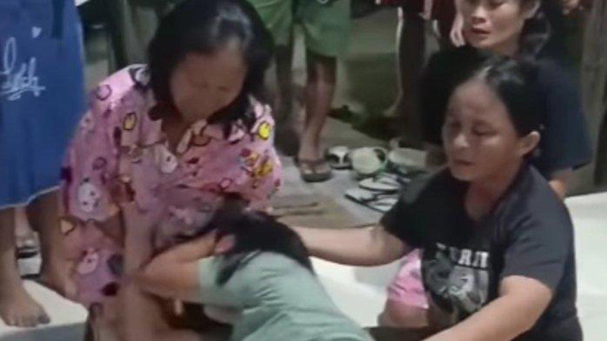 Keluarga Iwan Sutrisman Telaumbanua histeris saat tahu anak dibunuh oknum TNI Adan Adyan Marsal.