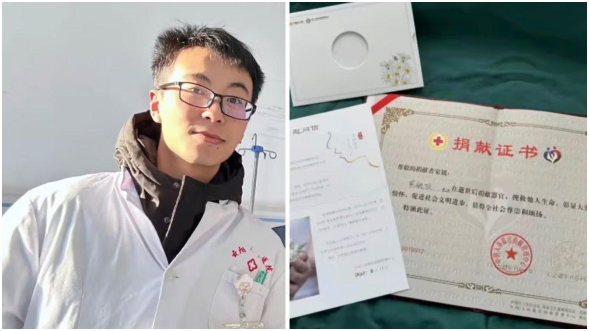 Keluarga Luo mau mendonorkan organ tubuh sang dokter muda.