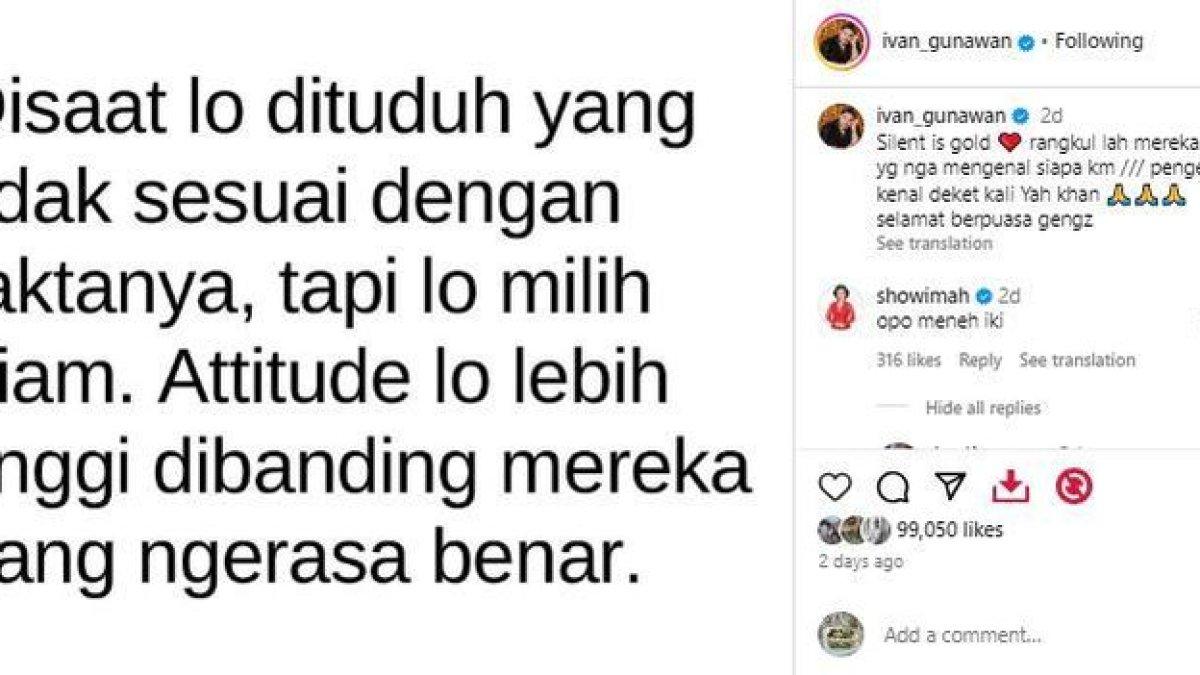 Kemarah Ivan Gunawan