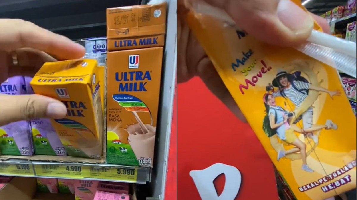Kemasan susu Ultra Milk