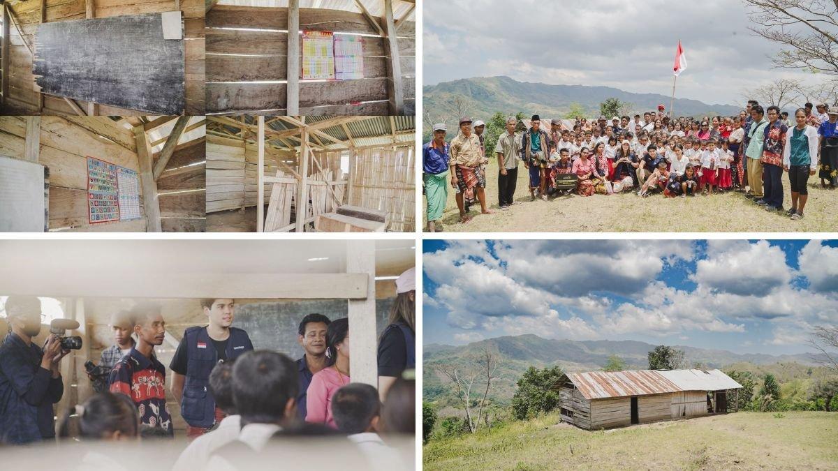 Kepedulian Luna terhadap pendidikan anak-anak SD 