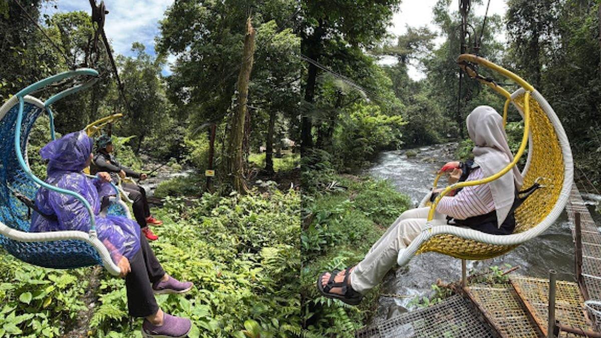 Keranjang Sultan yang ada di Lembah Purba, Situ Gunung, Jawa Barat.