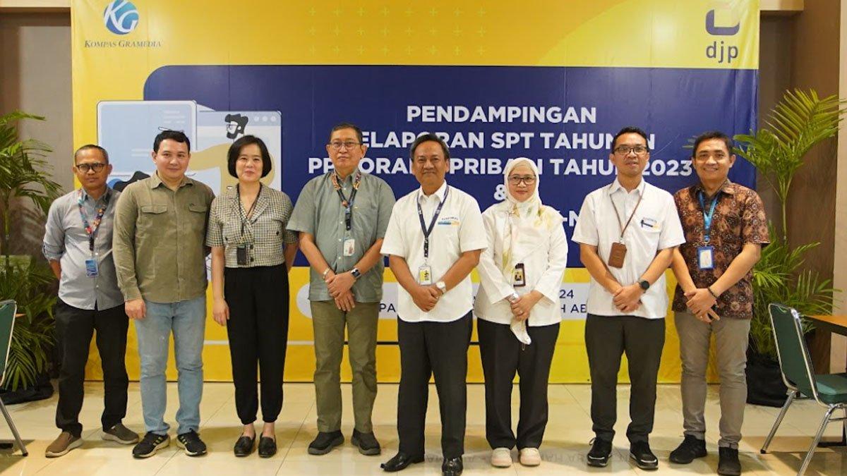 Kerja sama Kompas Gramedia dan KPP Jakarta melakukan sosialisasi demi kemudahan dan efektifitas perpajakan mulai dari pengisian SPT hingga pemadaan NIK-NPWP