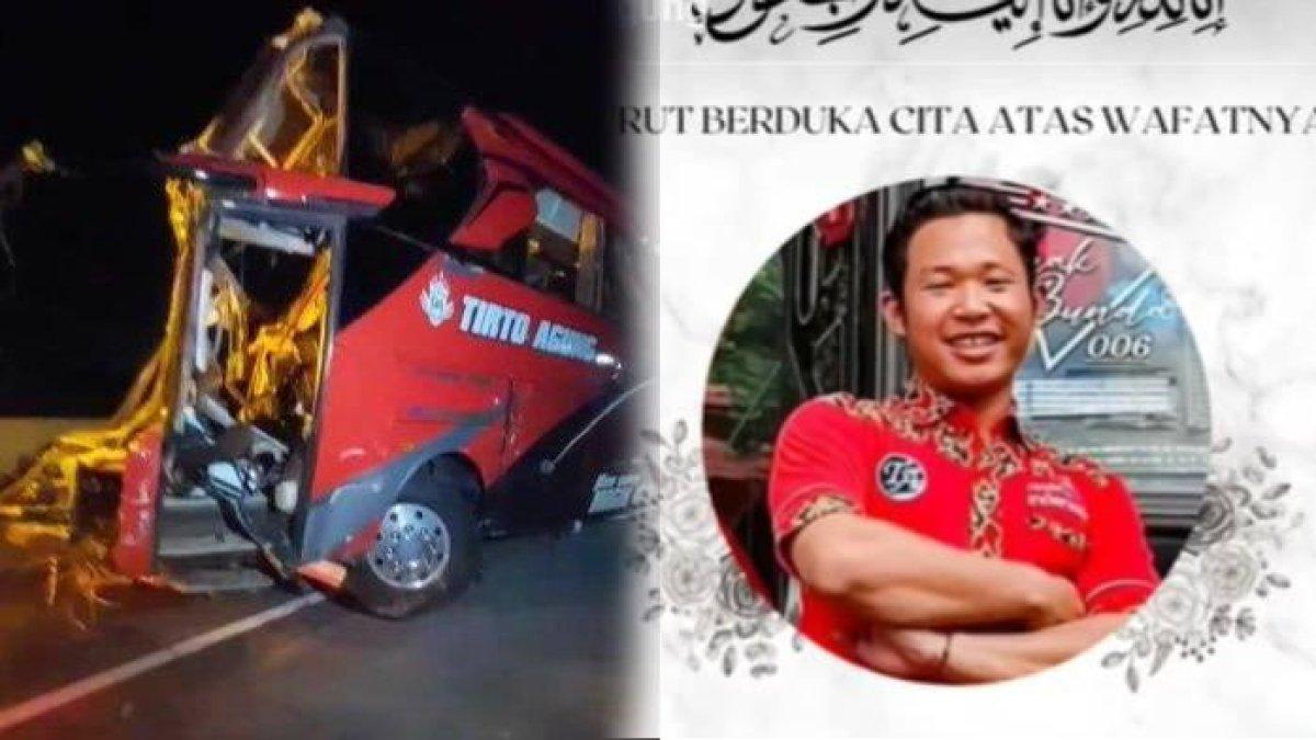 Kernet bus PO Tirto Agung, Ahmad Bahrur Rozi rupanya sempat menulis status WhatsApp sebelum tewas kecelakaan.
