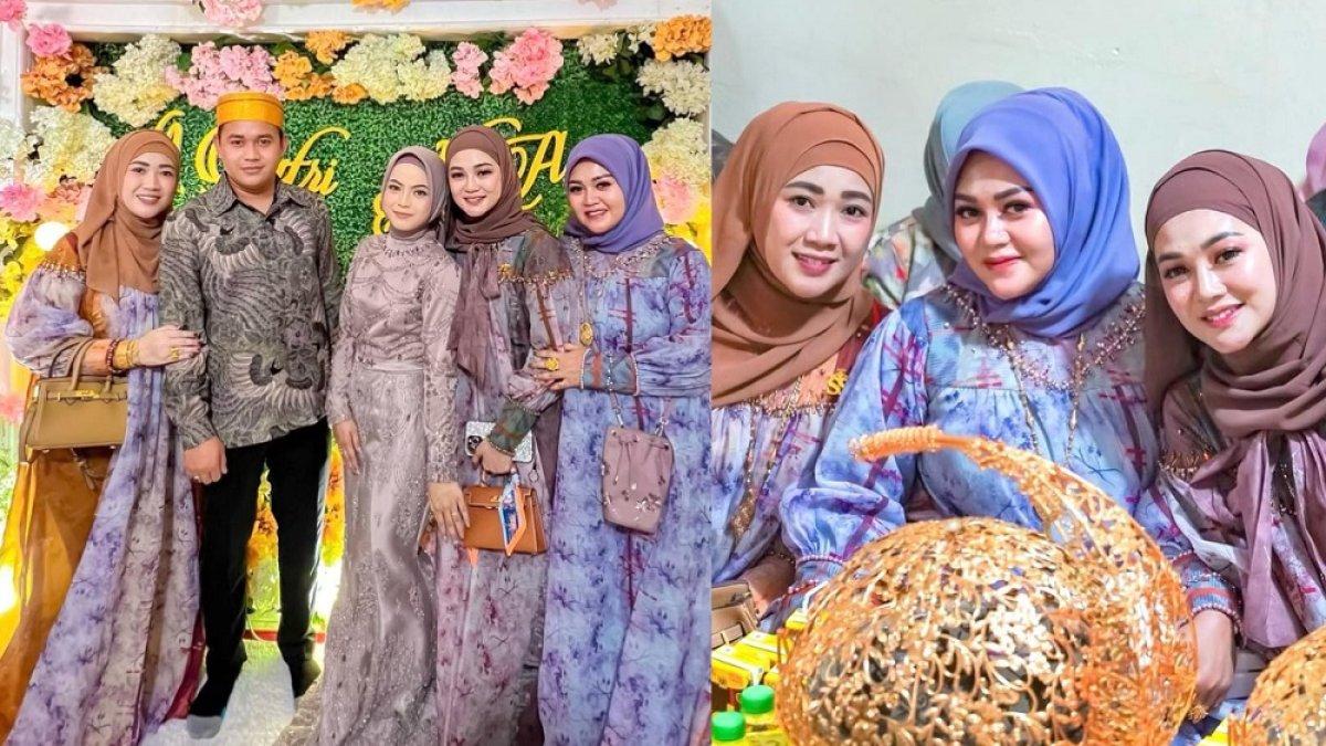 Ketiga istri Haji Alwi hadiri acara lamaran Putri Isnari