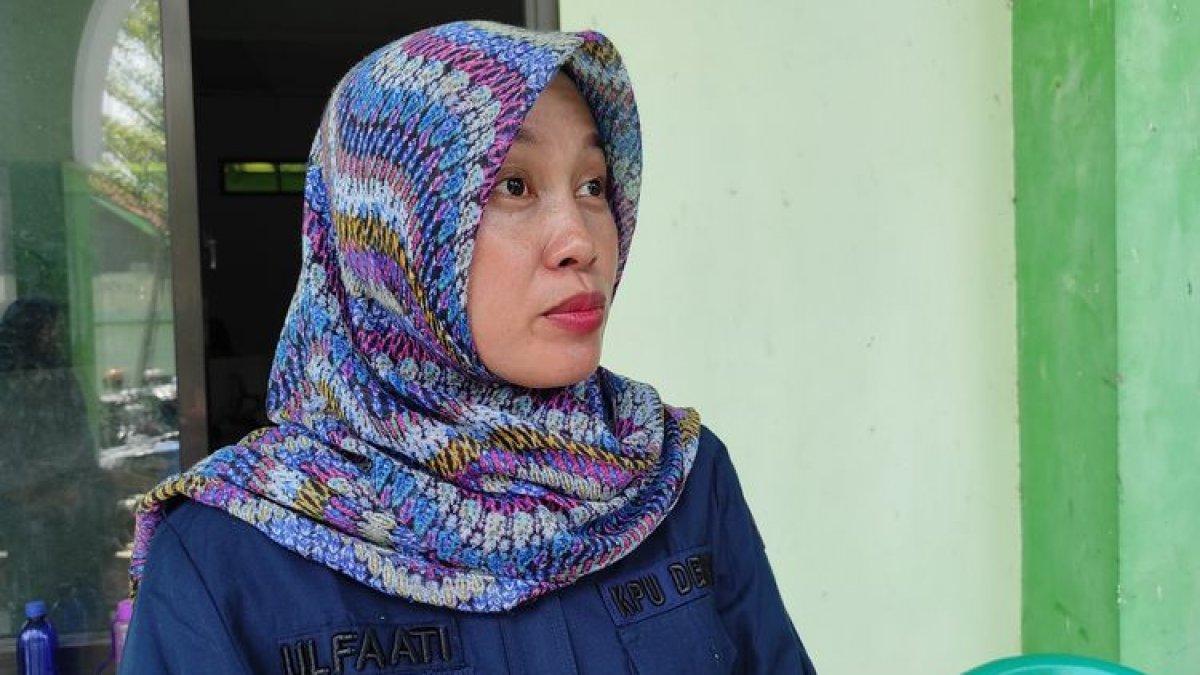 Ketua KPU Kabupaten Demak, Siti Ulfaati ditemui di gedung IPHI, Kabupaten Demak, Selasa (9/1/2024).
