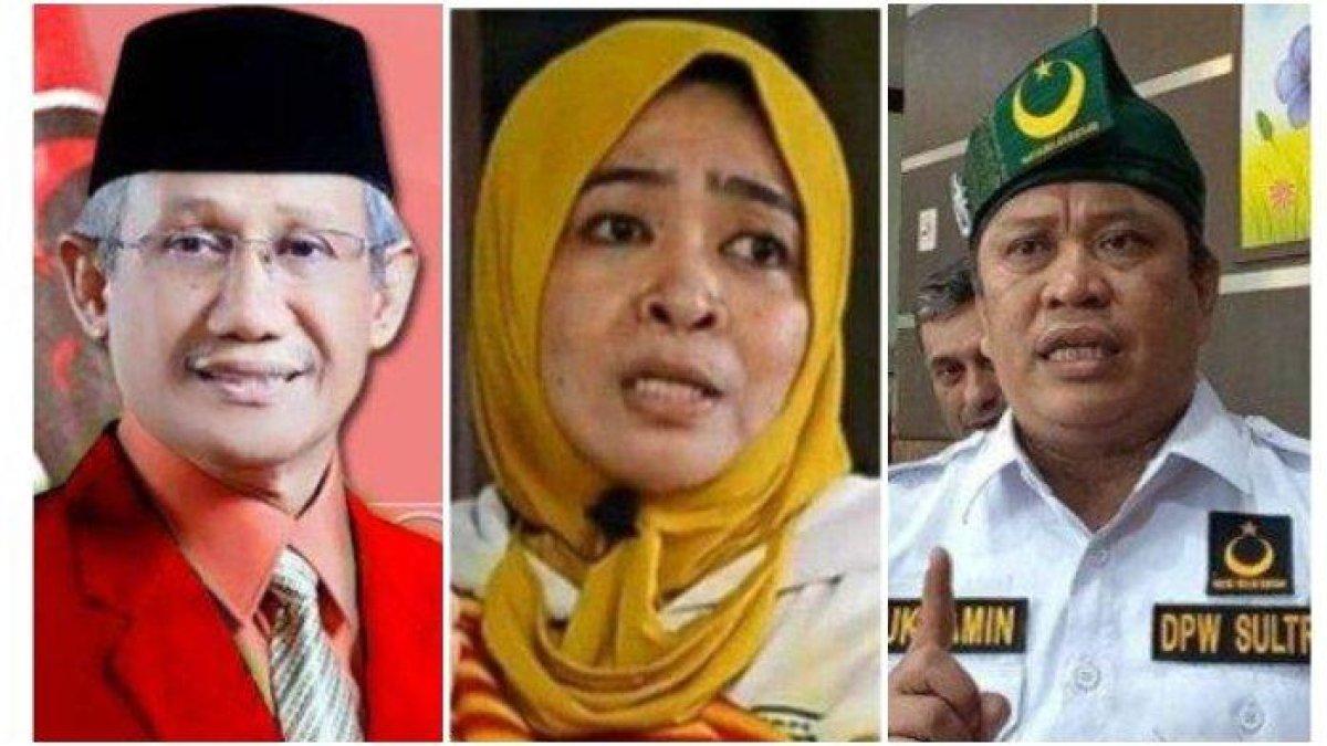 Ketua PDIP Sultra Lukman Abunawas, Ketua Hanura Sultra Wa Ode Nurhayati