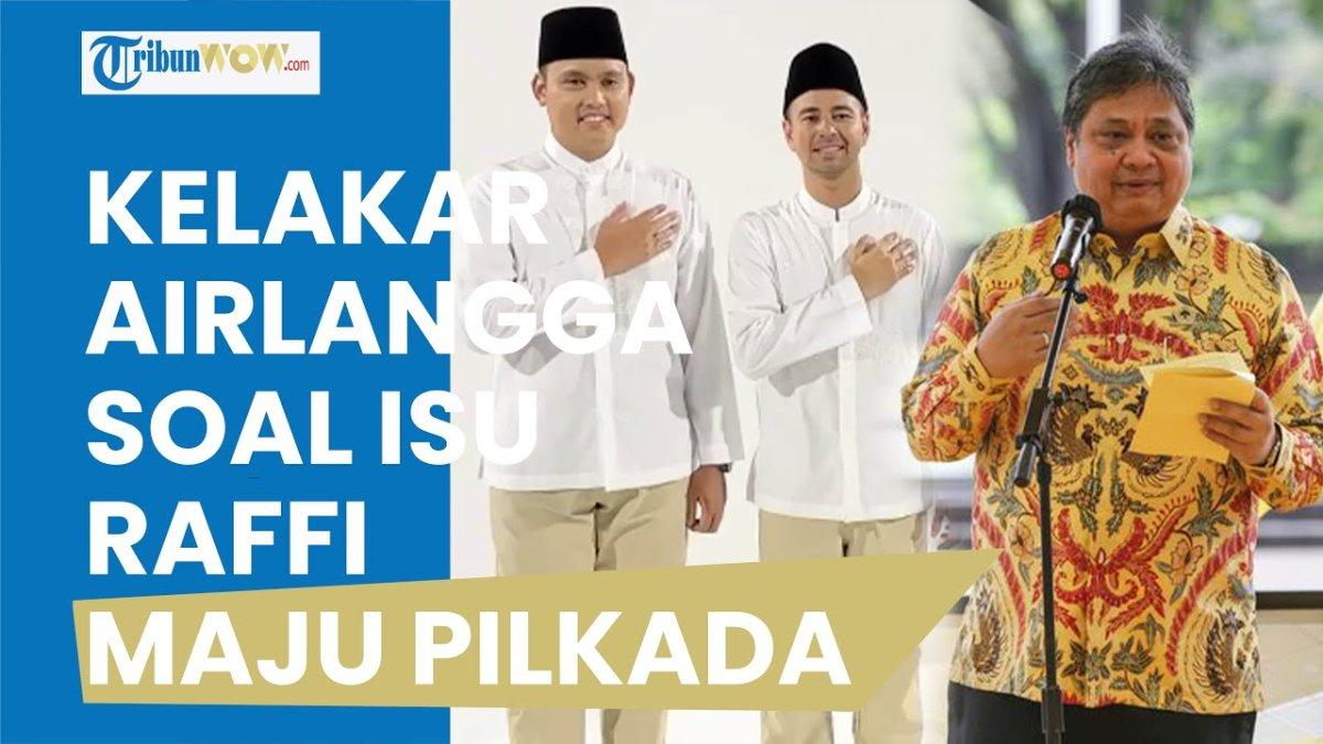 Ketua Umum Partai Golkar Airlangga Hartarto mengatakan, artis Raffi Ahmad bisa saja maju di Pilkada DKI Jakarta atau Pilkada Jawa Tengah