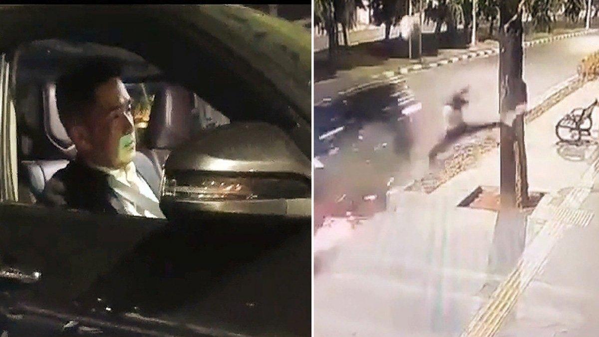 Sosok pengendara Fortuner yang menabrak wanita di pinggir jalan hingga terpental