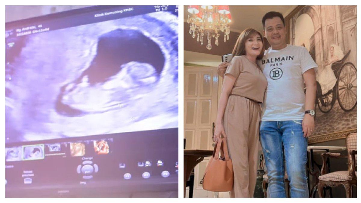Kebahagiaan Kiki Amalia dan suaminya saat tahu hamil 15 minggu.