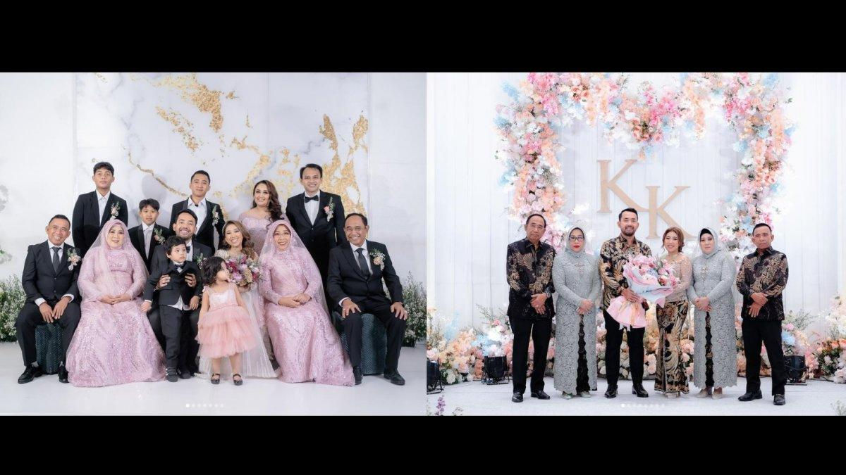 Kiky Saputri bersama keluarganya