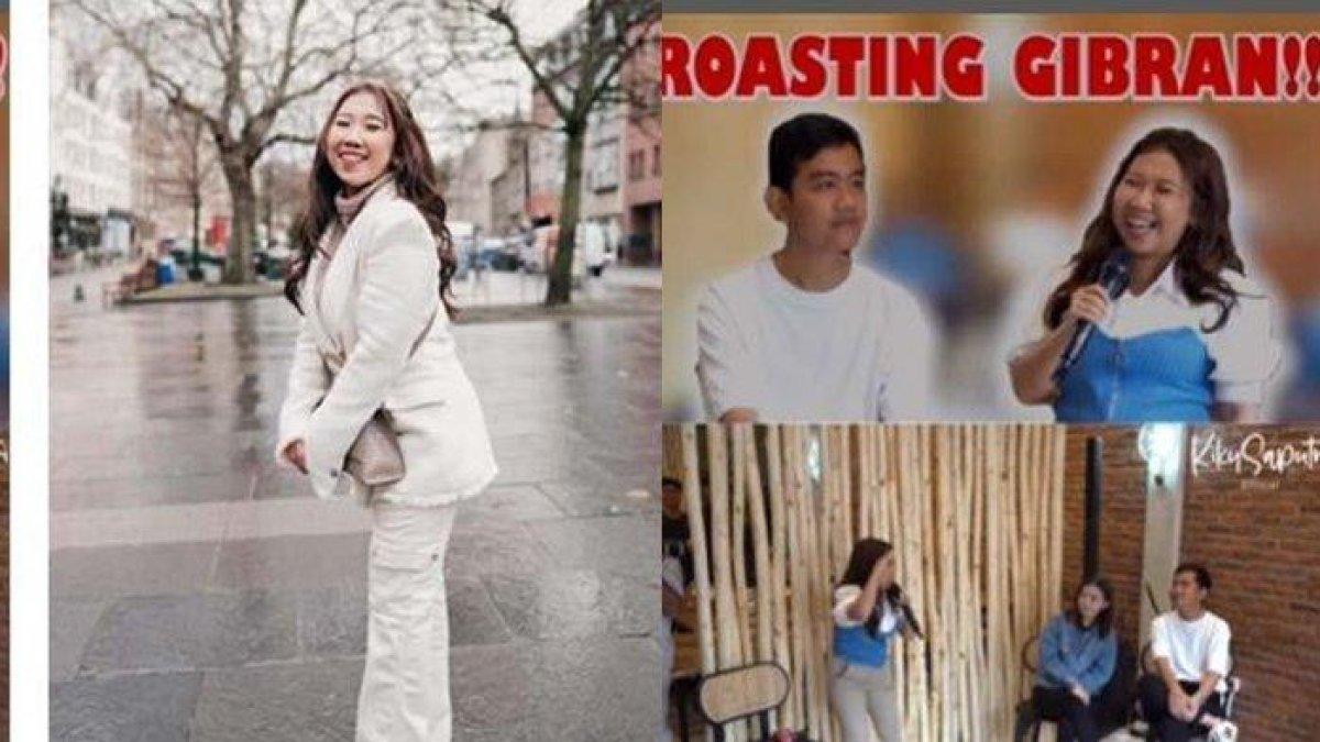 Kiky Saputri dan meroasting Gibran Rakabuming Raka.